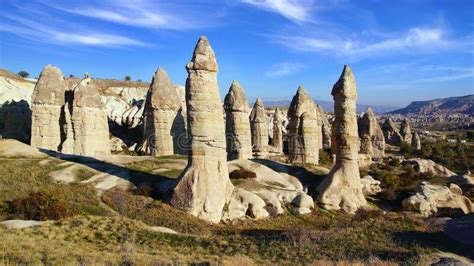 Fairy Chimneys in Cappadocia, Turkey Stock Photo - Image of chimney, limestone: 47214300