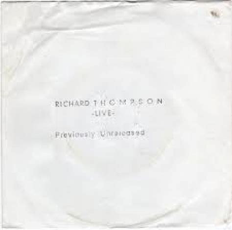 Richard Thompson - Richard Thompson Live [EP] - hitparade.ch