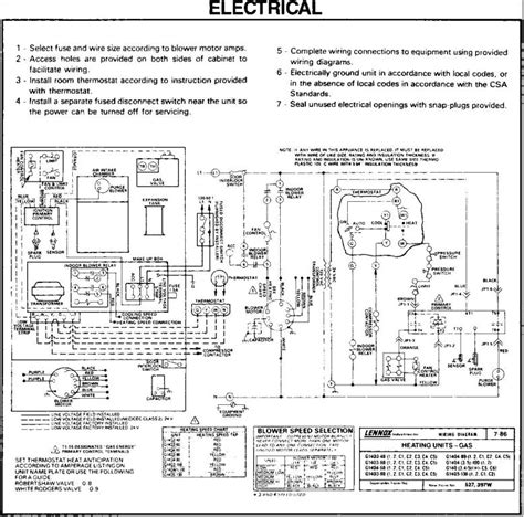 Lennox Furnace Thermostat Wiring Diagram Hecho