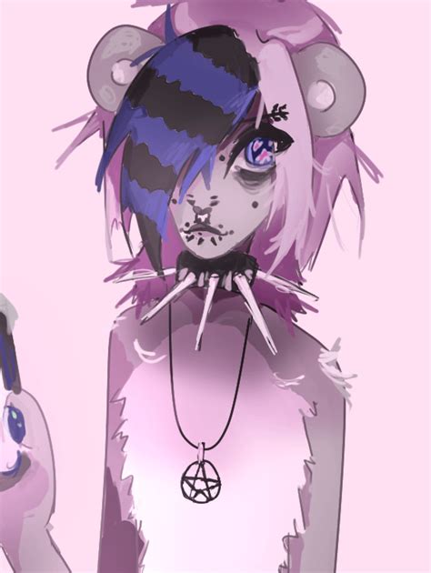 emo furry because i dont see them enough !!!!!! art by me :3 : r/furry