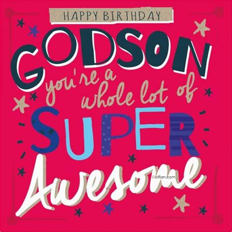 Happy Birthday Quotes for Godson | BirthdayBuzz