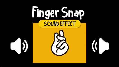 Finger Snap Sound Effect | 響指 彈指 手指 音效 (High Quality) - YouTube