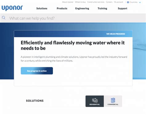 Uponor Launches New Website