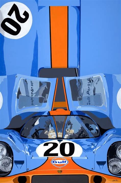 Movie Star 1970 Porsche 917 K Gulf Racing Limited Edition Print - Etsy ...