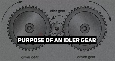 What is the Purpose of an Idler Gear?