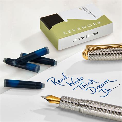 Levenger Ink Cartridges | Fountain Pen Cartridges