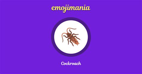 🪳 Cockroach emoji Copy & Paste - Emojimania