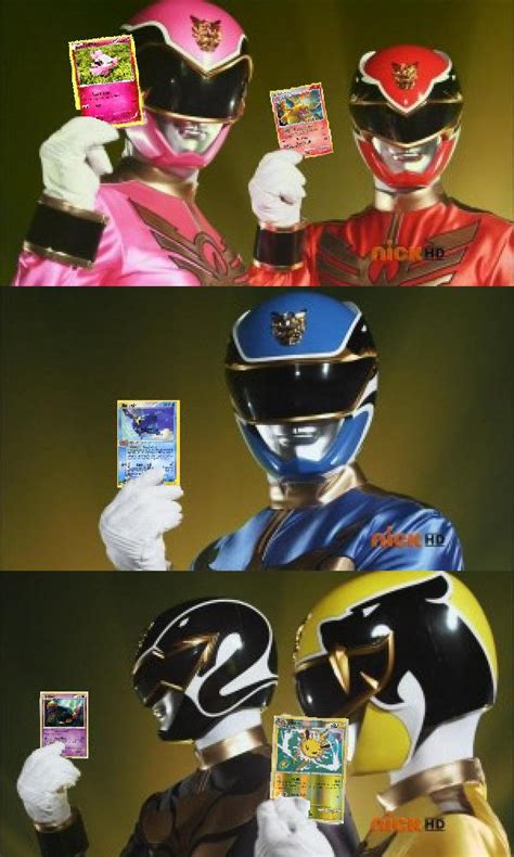 POWER RANGERS MEGAFORCE POKEMON CARDS by GENETICHERO on DeviantArt