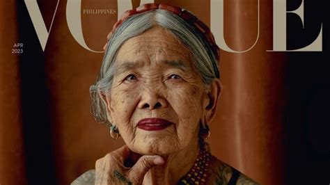 106-year-old Filipino tattoo artist becomes Vogue's oldest cover model - TrendRadars