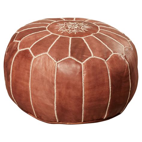 You'll love the Mouassine Leather Pouf Ottoman at Wayfair - Great Deals on all Furniture ...