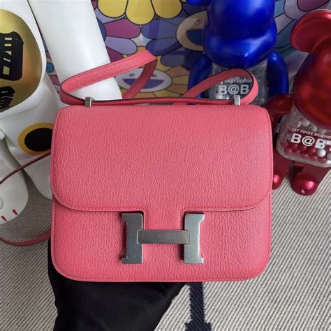 Vancouver Canada Hermès Constance18 size Chevre 8W Rose Azalee PHW ...