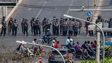 Myanmar police deploy early to crank up pressure on protests – CBS17.com