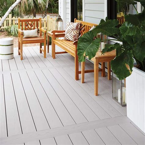 TimberTech Advanced PVC Harvest Collection Capped Polymer PVC Decking ...