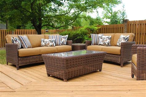 South Sea Rattan Del Ray Resin Wicker Patio Furniture Set | Outdoor ...