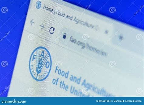 Food and Agriculture Organization (FAO) Editorial Stock Image - Image ...