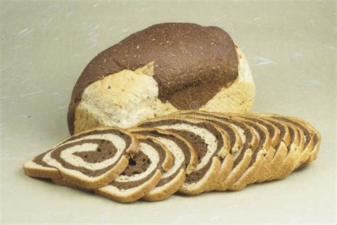 Bread Marble Rye Loaf and Slices Stock Image - Image of marble, baked: 21028049