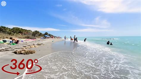 360° Video - Caspersen Beach in Venice Florida - YouTube