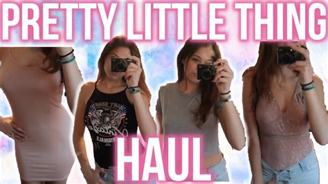 PRETTY LITTLE THING HAUL & TRY-ON - YouTube