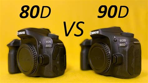 CANON 80D vs 90D | Testing all videospecs and features - YouTube