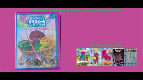 Barney's Big Surprise Opening & Closing (2000 VHS) - YouTube