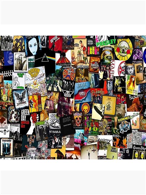 "Album Collage Music Rock " Poster for Sale by Dienshion01 | Redbubble