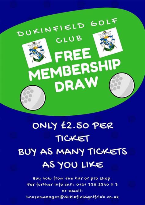 Club Membership - Dukinfield Golf Club