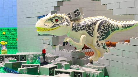 Lego Jurassic World Indominus Rex Breakout - YouTube