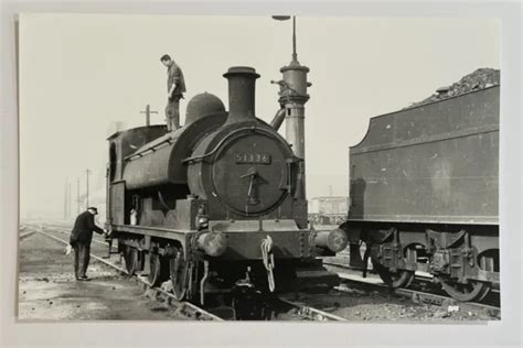 LMS RAILWAY LOCOMOTIVE Photograph - 51336 Newton Heath Shed - D950 £2. ...