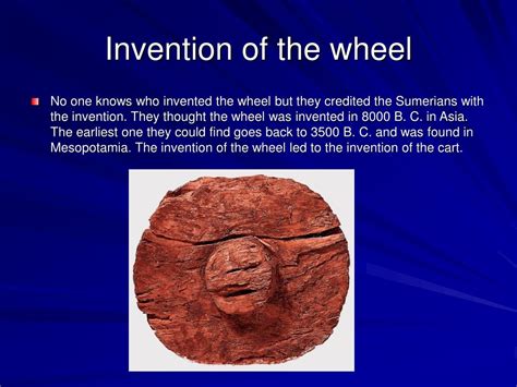 PPT - Invention of the wheel By Evan Chmura PowerPoint Presentation, free download - ID:2992928