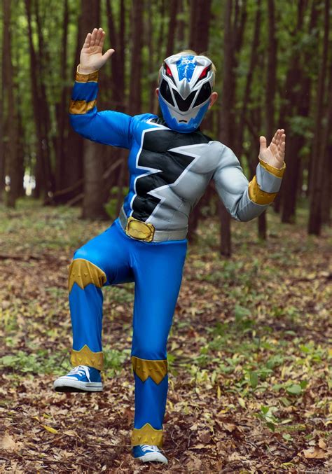 Power Rangers Dino Fury Blue Ranger Kid's Costume | Power Rangers Costumes