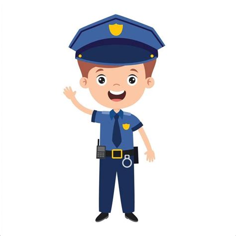 Cartoon Drawing Of A Police Officer | Police officer, Police, Cartoon