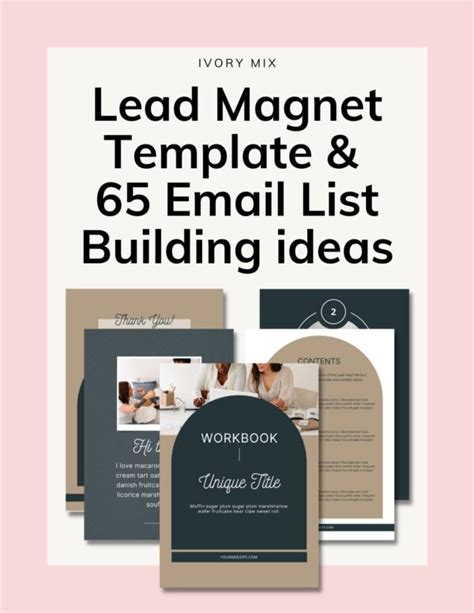 Free Lead Magnet Templates Download - Ivory Mix