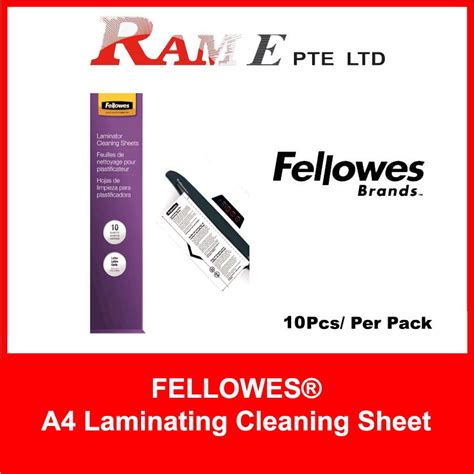 Fellowes Cleaning Sheets (A4) - 10 Pack for Laminator | Shopee Singapore