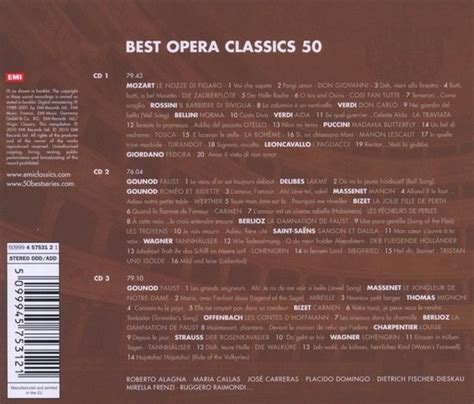 50 Best Opera Classics | Bestel nu!