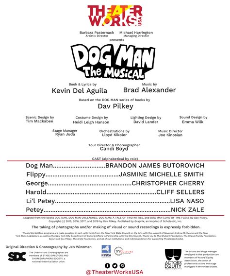 Dog Man: The Musical Presented by TheaterWorksUSA | Marathon Center for the Performing Arts