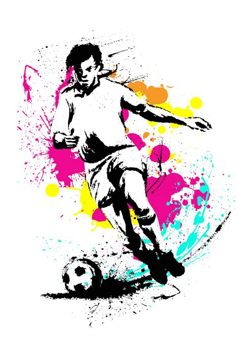 Abstract Soccer Player - Download Vetores e Gráficos Gratuitos