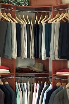 Curved Rod - Less wasted space in the corners of walk in closets! House ...