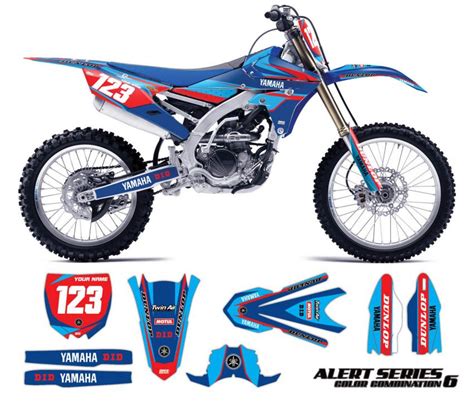 Yamaha-dirt-bike-graphics-alert-cyan | Yamaha dirt bikes, Yamaha, Motocross bikes