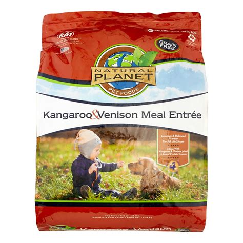 Natural Planet Organics Grain-Free Kangaroo & Venison Entree Dry Dog Food, 25 Lb - Walmart.com ...