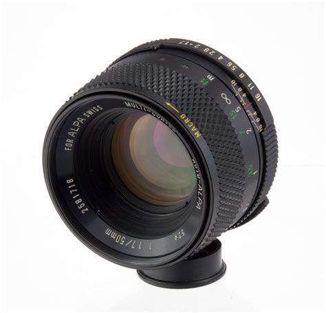 The Auto-ALPA 50 mm f/ 1.7 MC Lens. Specs. MTF Charts. User Reviews.