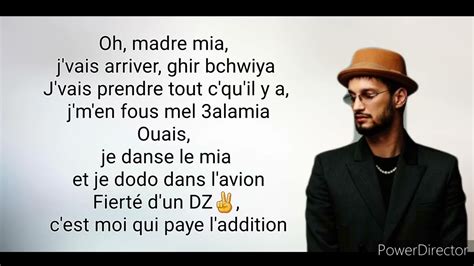 Soolking-Suavemente (Lyrics/paroles) - YouTube