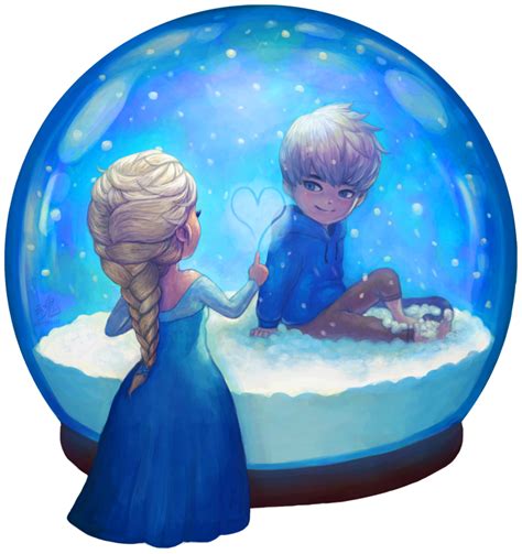 Elsa and Jack Frost - Elsa the Snow Queen Fan Art (37955121) - Fanpop