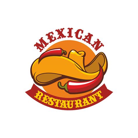 Mexican restaurant vector icon emblem 11777180 Vector Art at Vecteezy