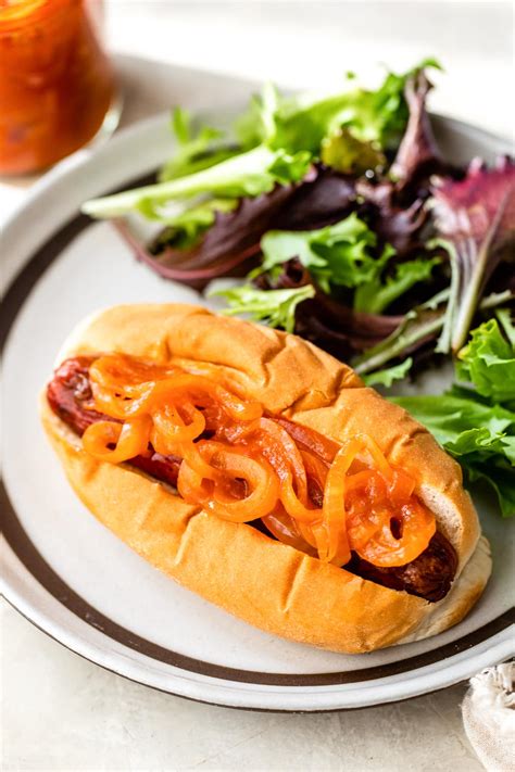 Hot Dog Onions - Skinnytaste - Healthy Family Recipes