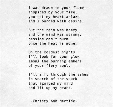 Poetry - Love - Break Up Poems - Missing you poem - Christy Ann Martine - Romantic Sayings ...