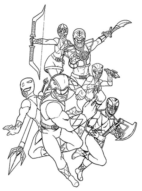 Kids Page: Power Rangers Coloring Pages