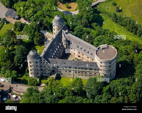 Aerial view wewelsburg hill castle hi-res stock photography and images ...