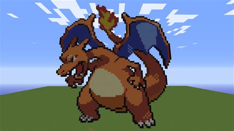 Charizard Pixel Art Minecraft 6/151 Pokemon!! by ArtisticNinja on DeviantArt