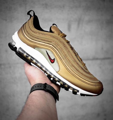 Nike Air Max 97 "Gold" edition. May 2017. | Sneakers fashion, Nike air ...