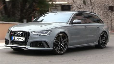 Nardo Grey Audi RS6 C7 Avant in Monaco | FAST DRIVING! - YouTube